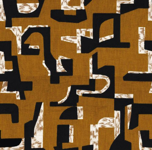 BANANE GRAPHIQUE – Brodé fond CARAMEL
