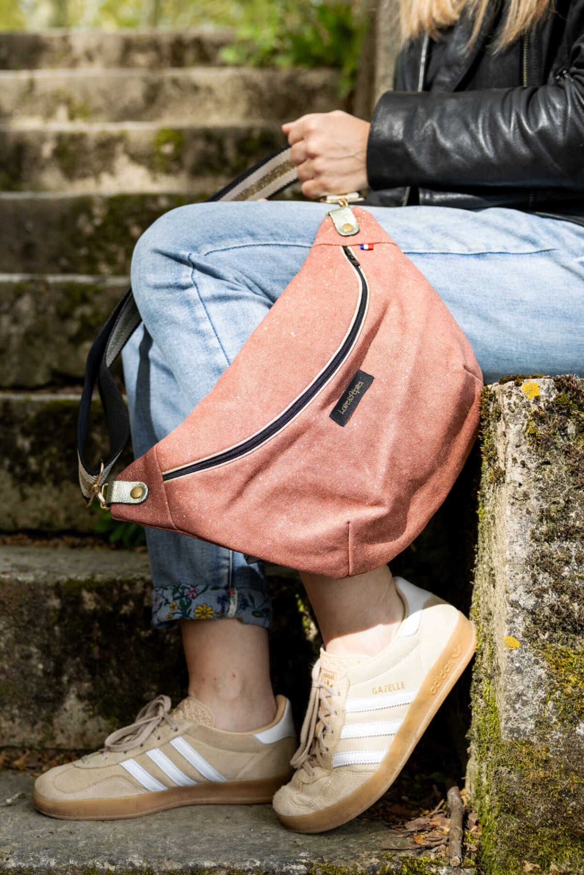 BANANE TOILE pailletée – Poudre