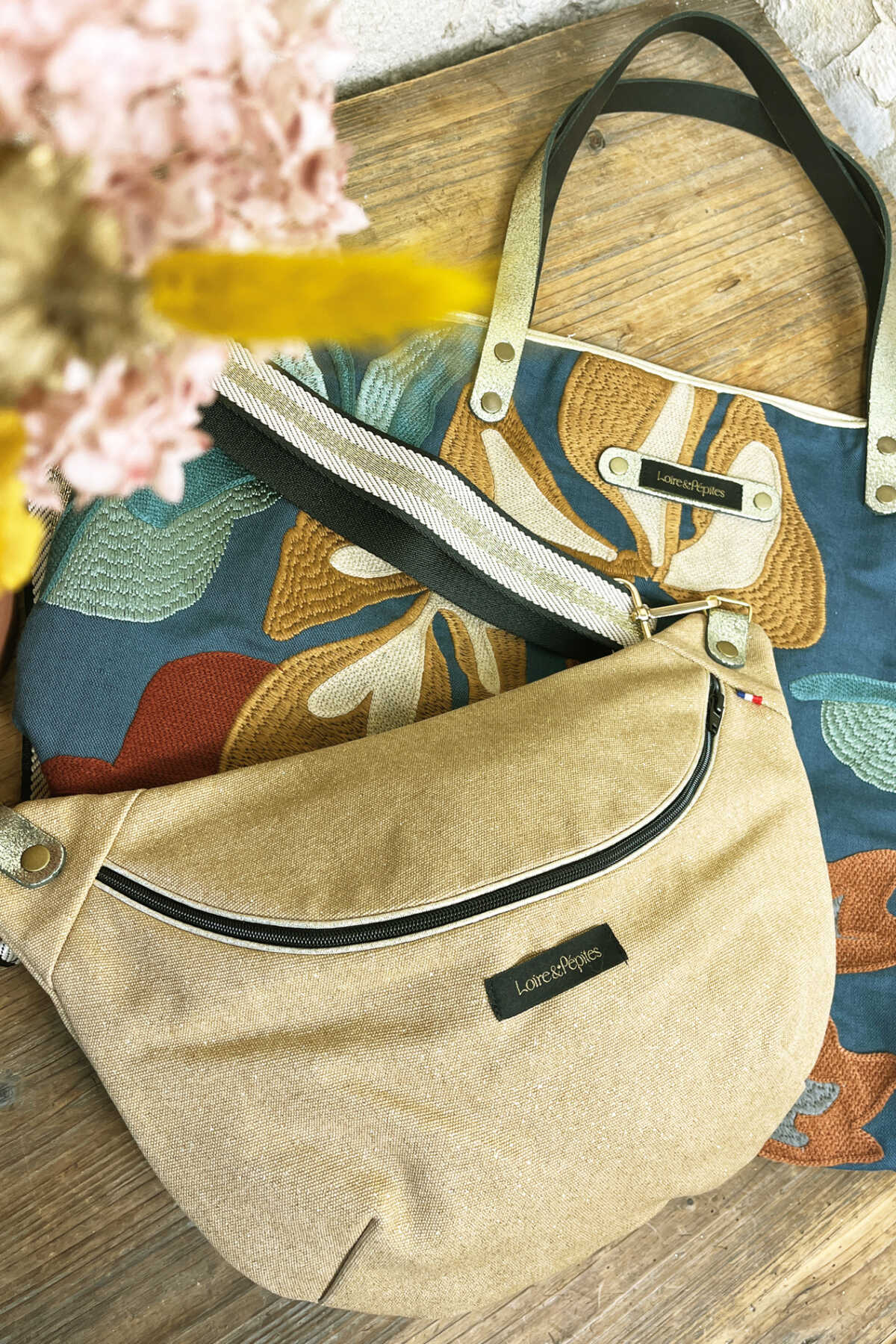 BANANE TOILE pailletée – Vanille