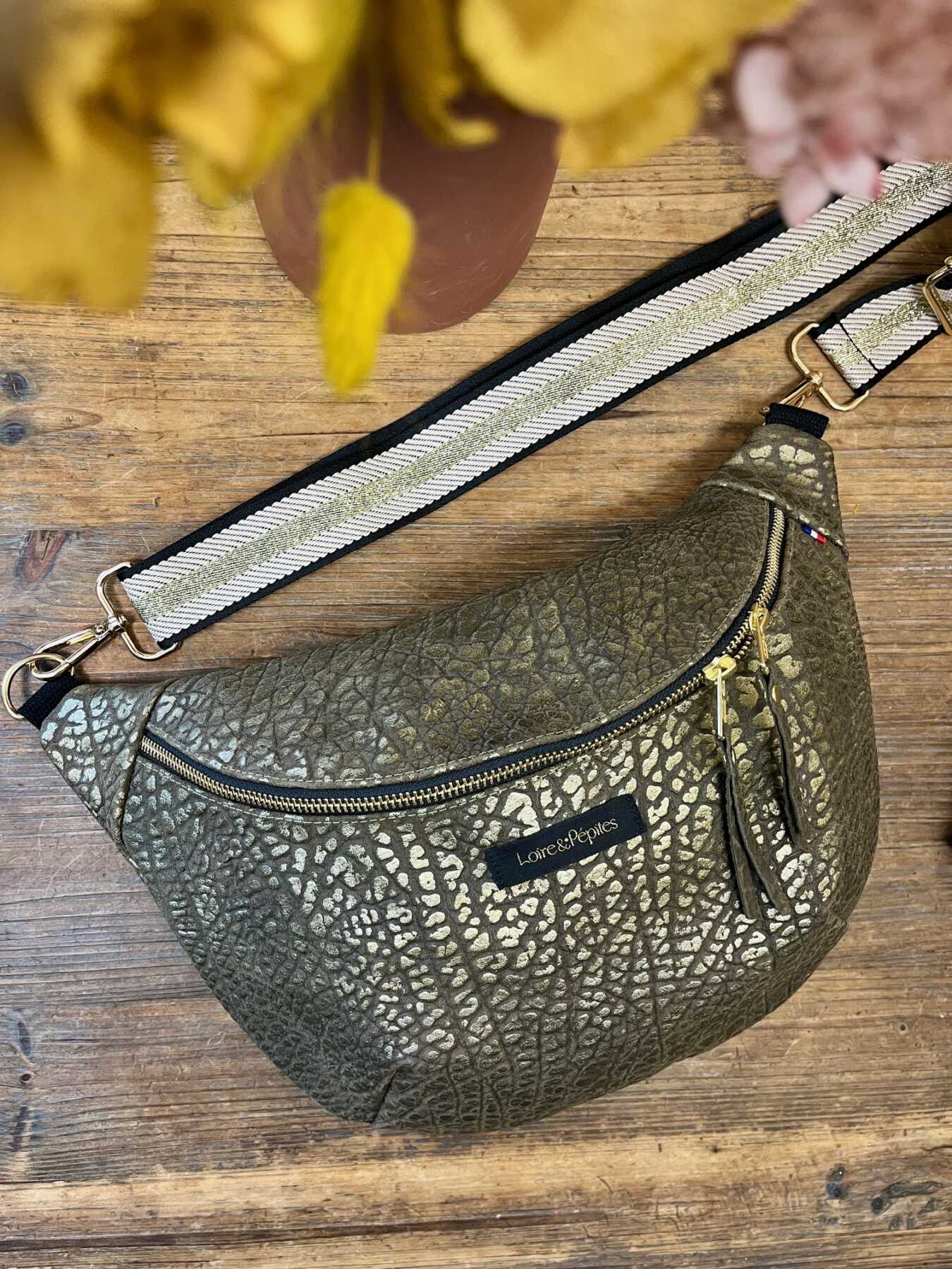 BANANE – Cuir – Fauve doré