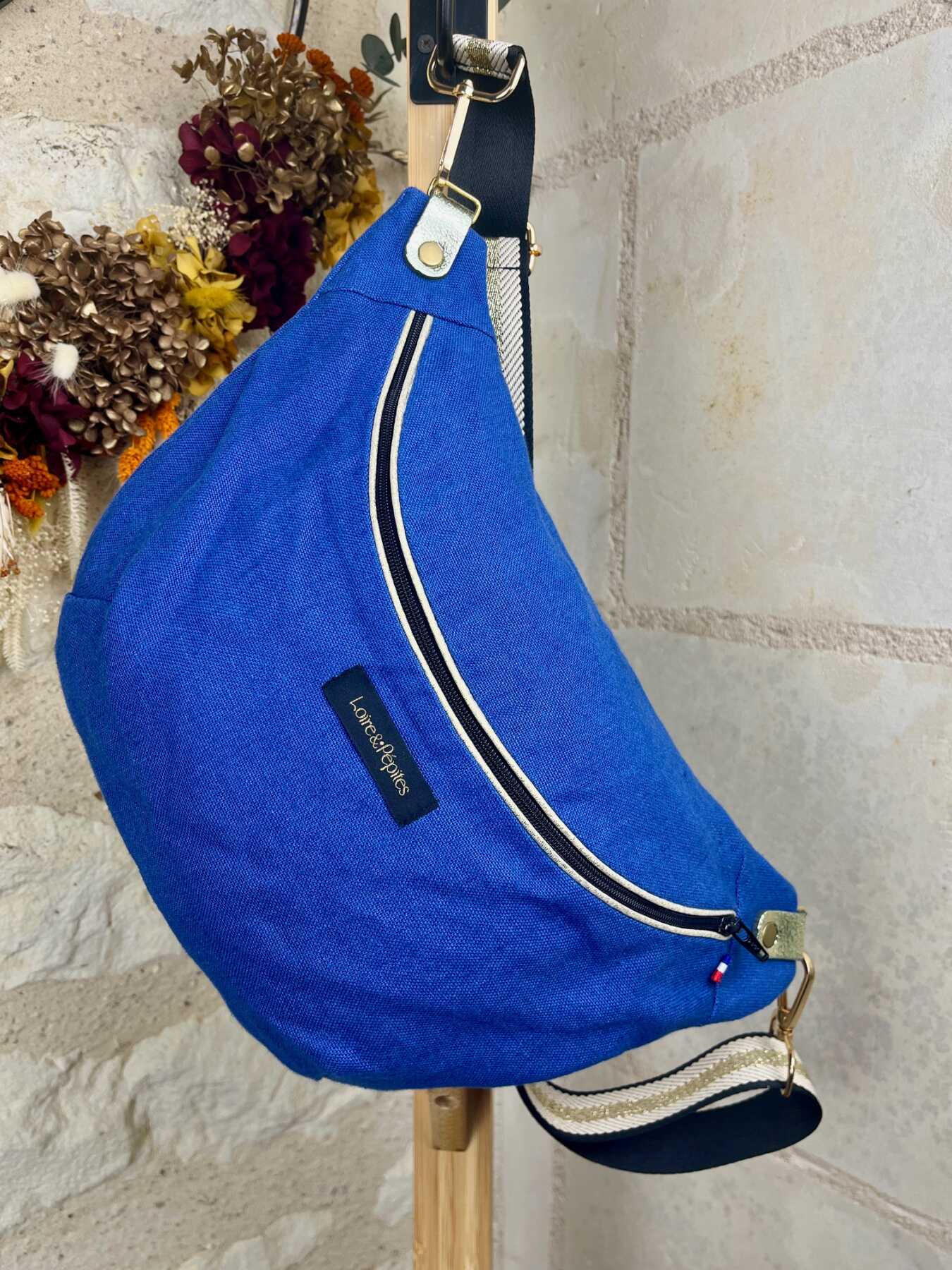 BANANE – LIN – Bleu indigo