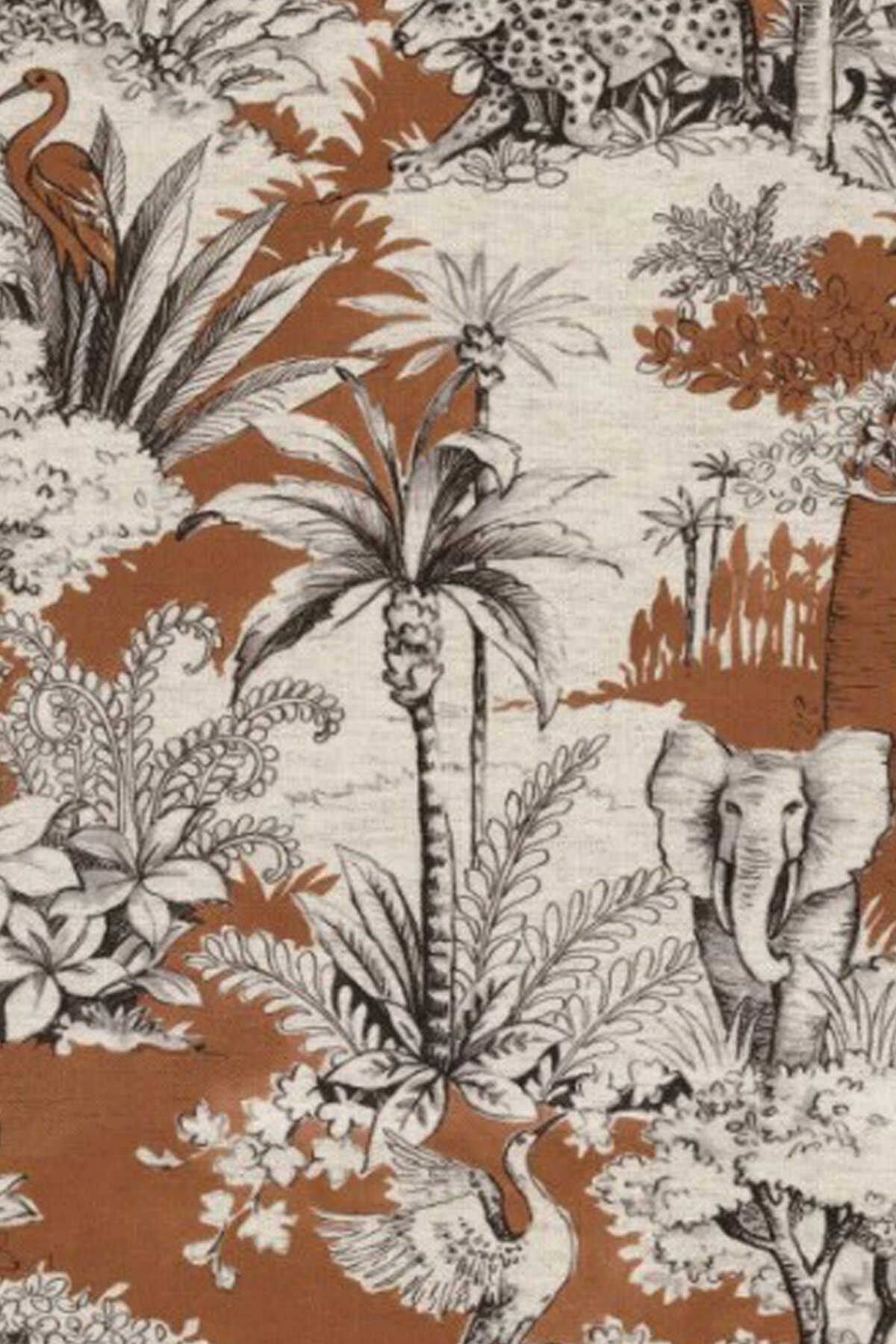 POCHETTE froncée – Safari rouille