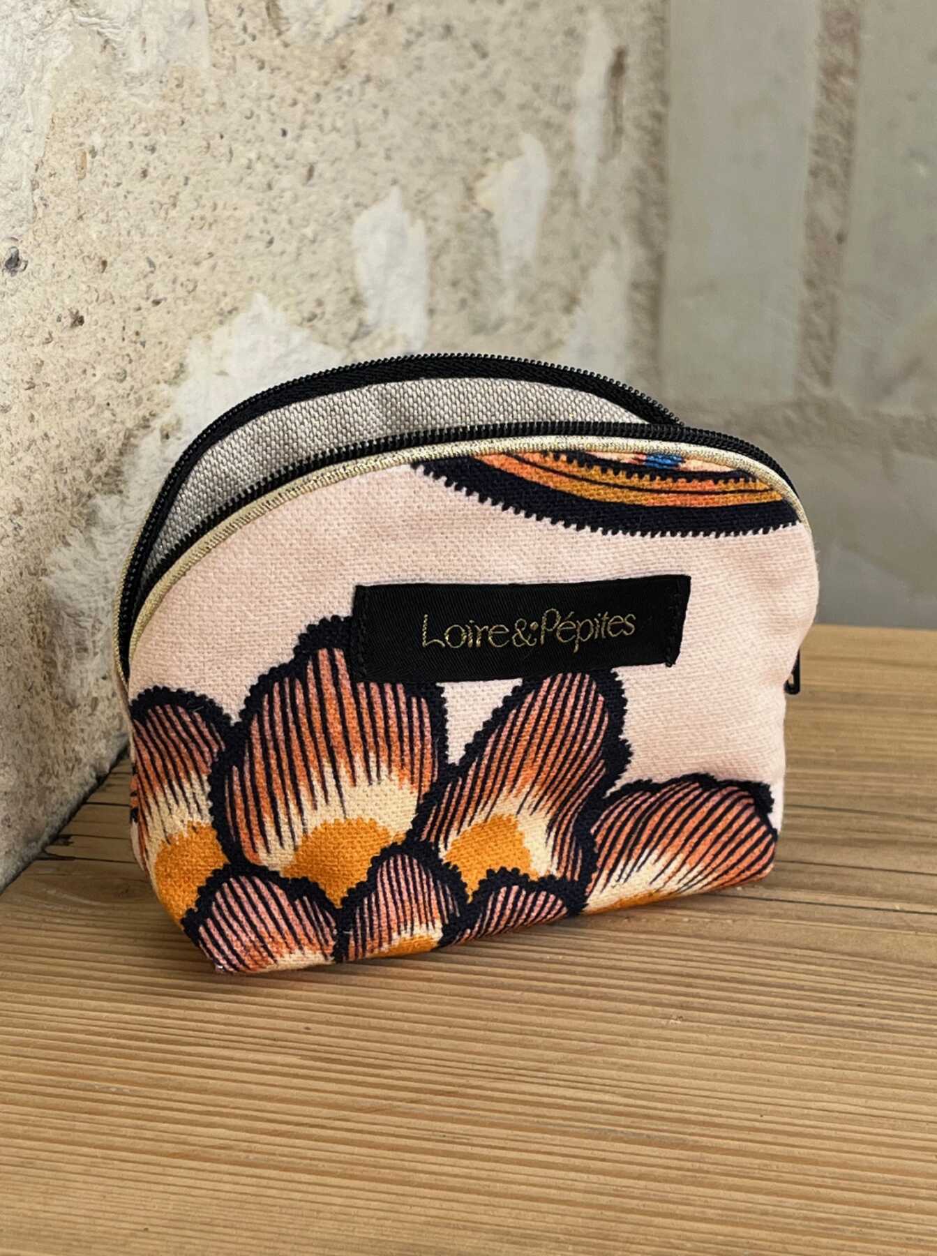 Porte-monnaie fait main | Mini trousse artisanale