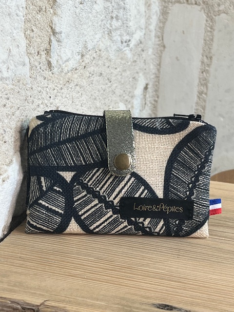 Porte-monnaie portefeuille compact fait main | Accessoire artisanal