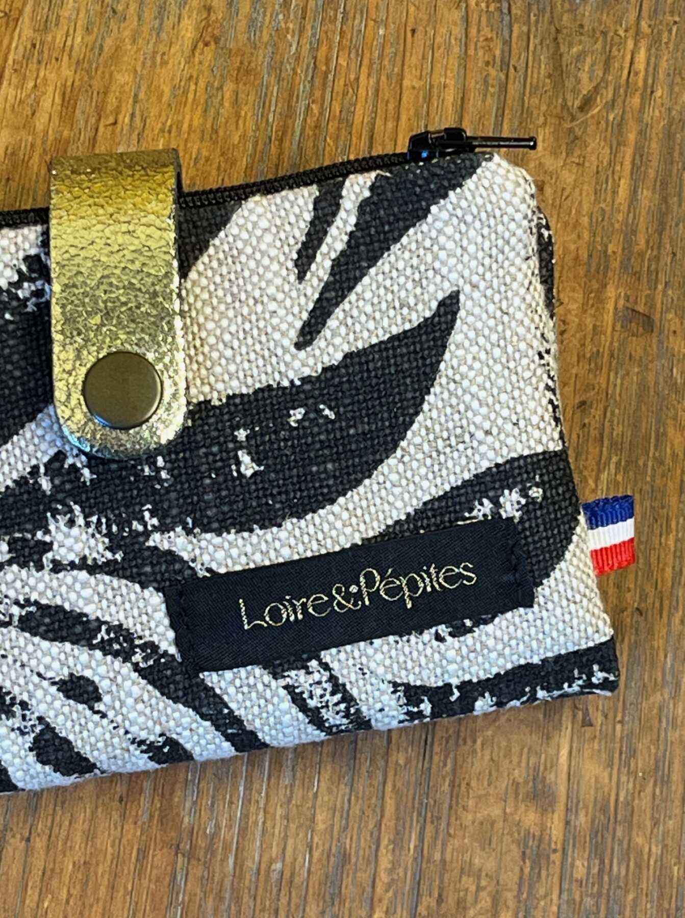 Portefeuille porte-monnaie compact fait main | 2 en 1 artisanal – Image 2