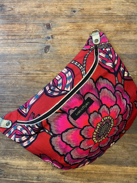 SAC BANANE fleuri coloré