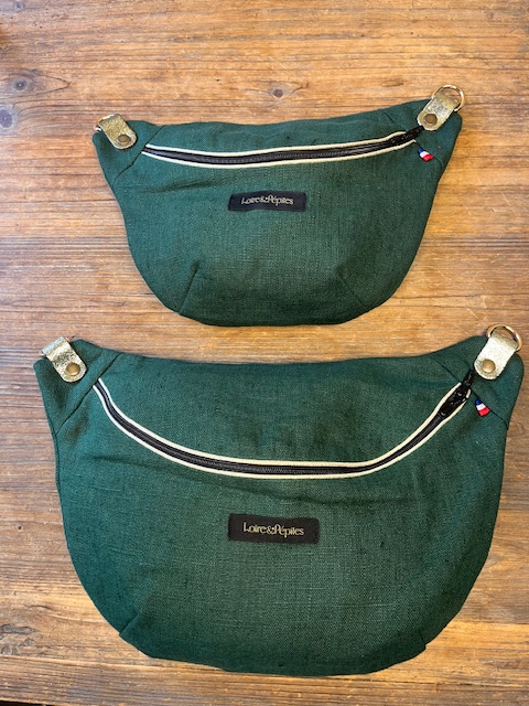 SAC BANANE lin uni fait main – Image 3