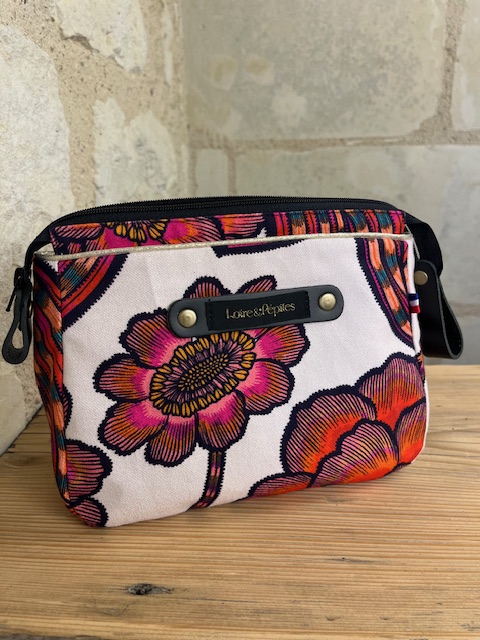 TROUSSE fleurie fait main | Pochette artisanale colorée
