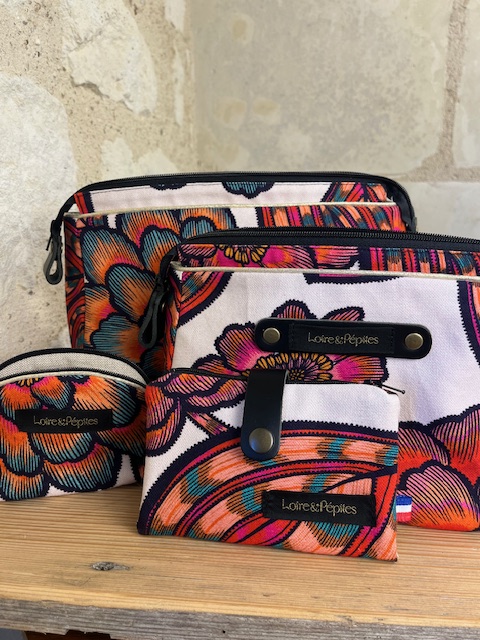 TROUSSE fleurie fait main | Pochette artisanale colorée – Image 3
