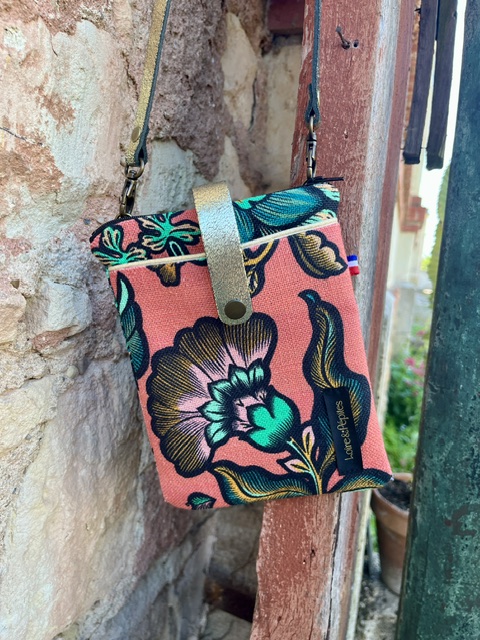 Pochette Téléphone Bandoulière Fleurie