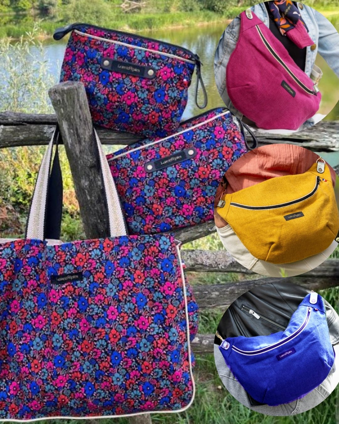 Kit Vacances | Cabas plage, sac banane & trousse