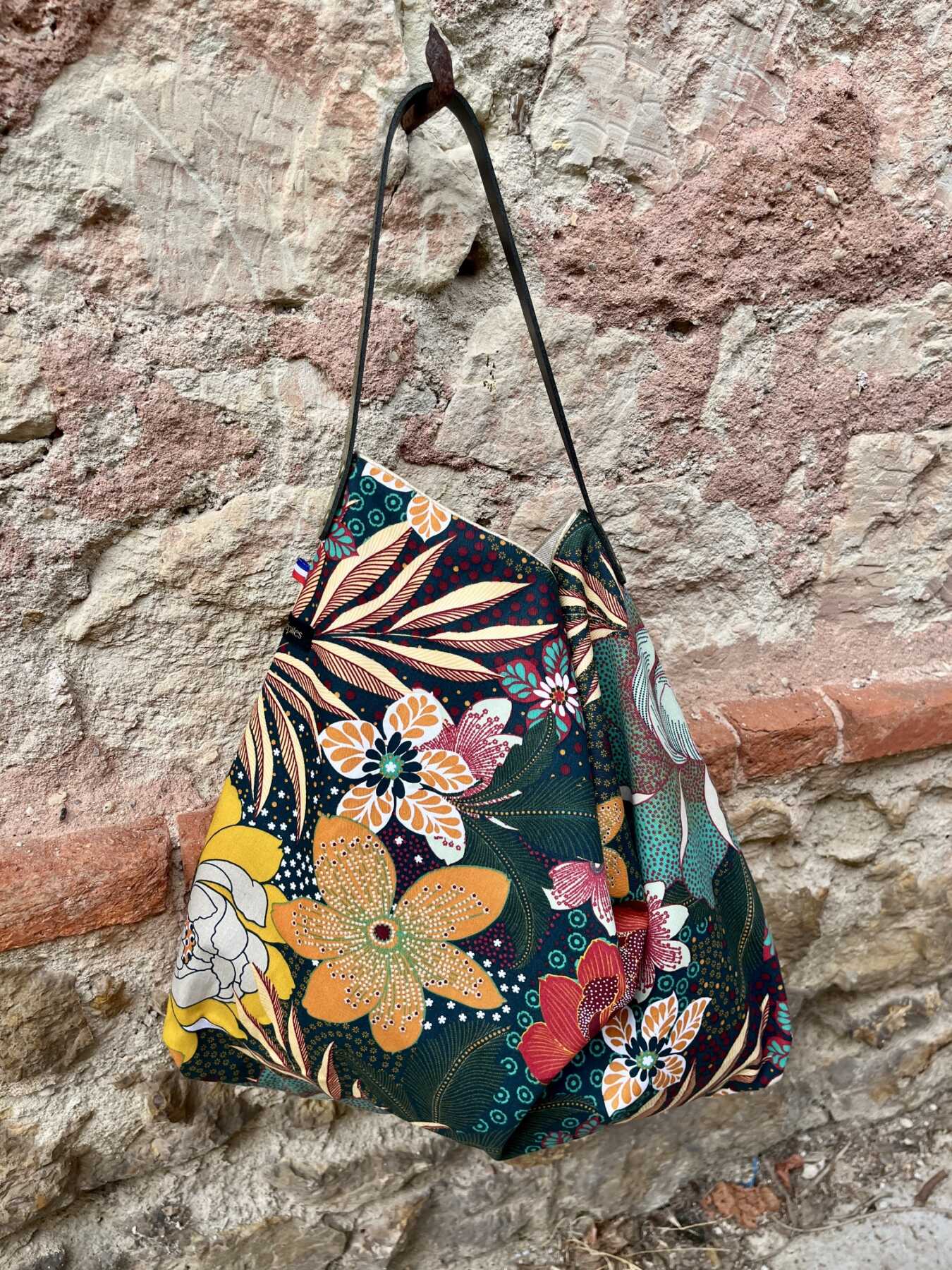 Sac Cabas en tissu fait main | Jungle