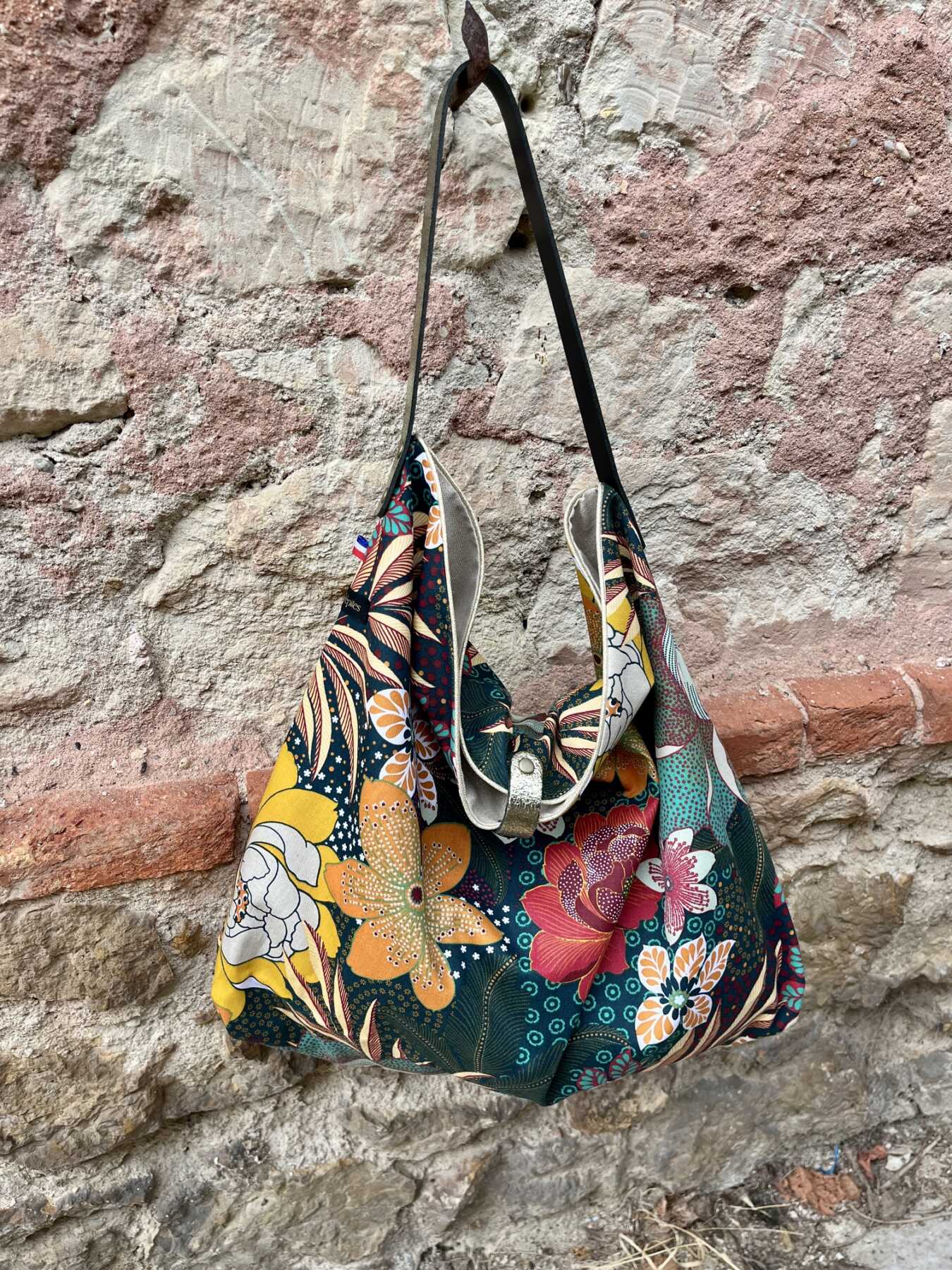 Sac Cabas en tissu fait main | Jungle