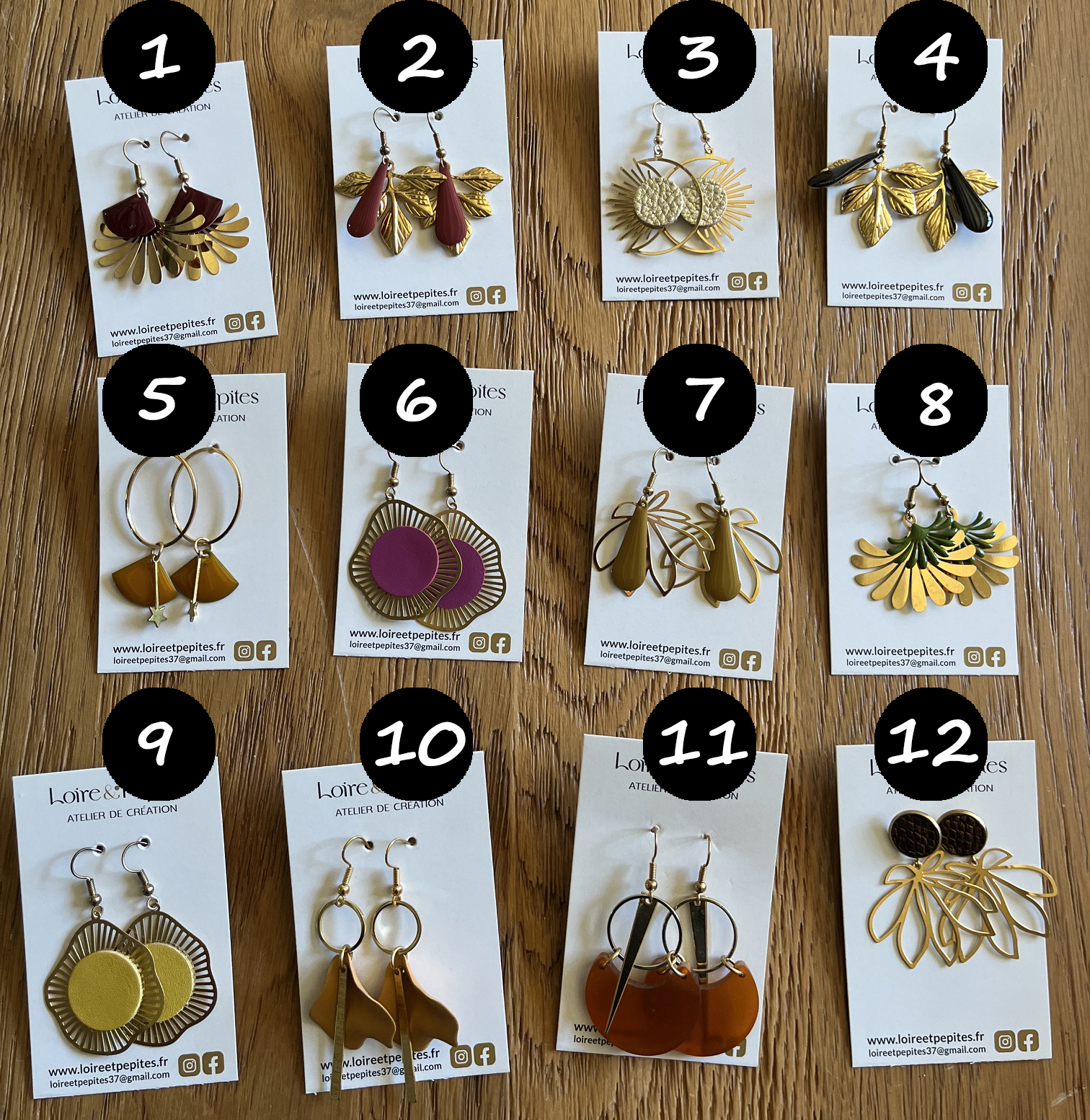 Boucles d’Oreilles / PRIX DOUX
